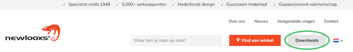 New Looxs - Overzicht-startpagina